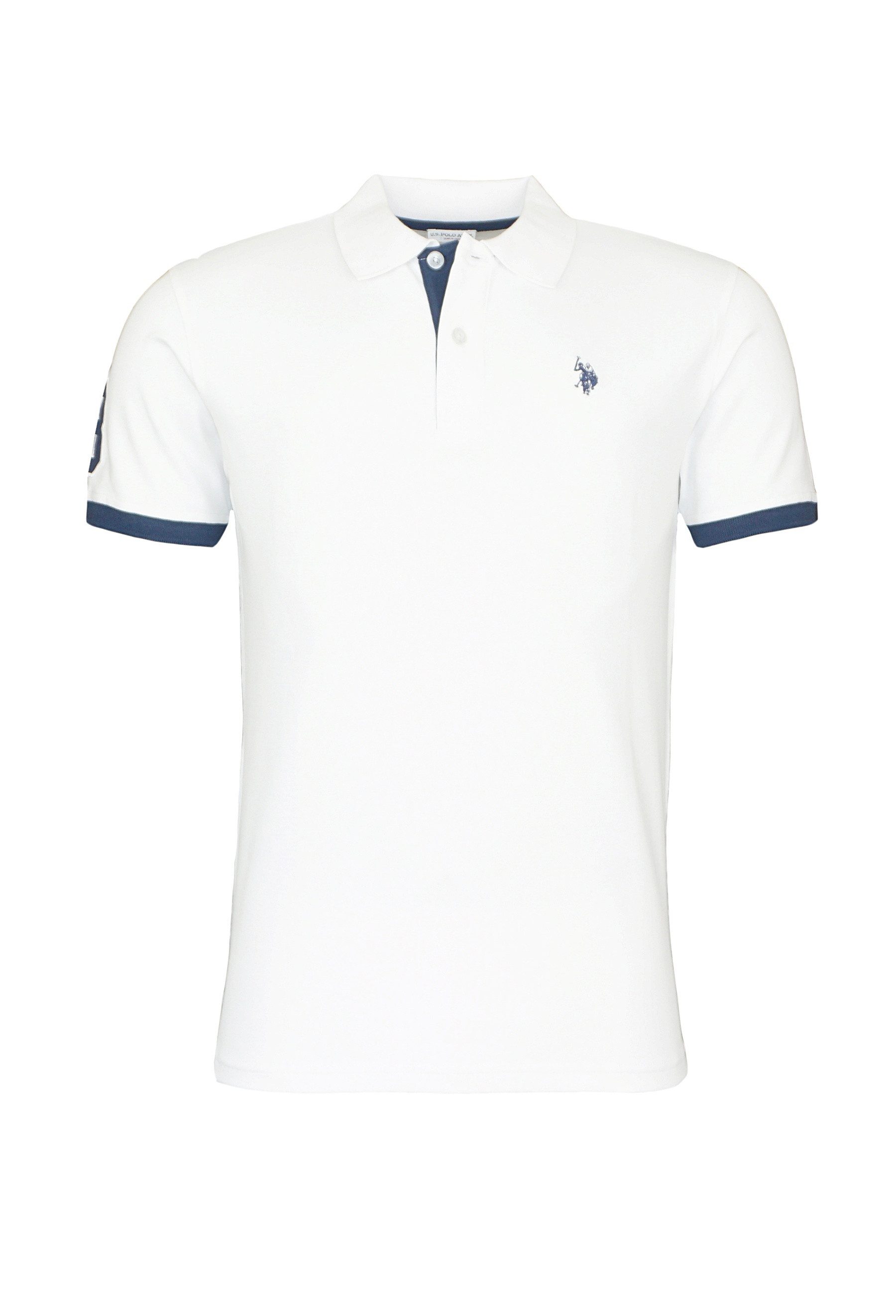 U.S. Polo Assn. Poloshirt Poloshirt Kurzarmshirt Polokragen Big DBH no 3 (1-tlg., 1)