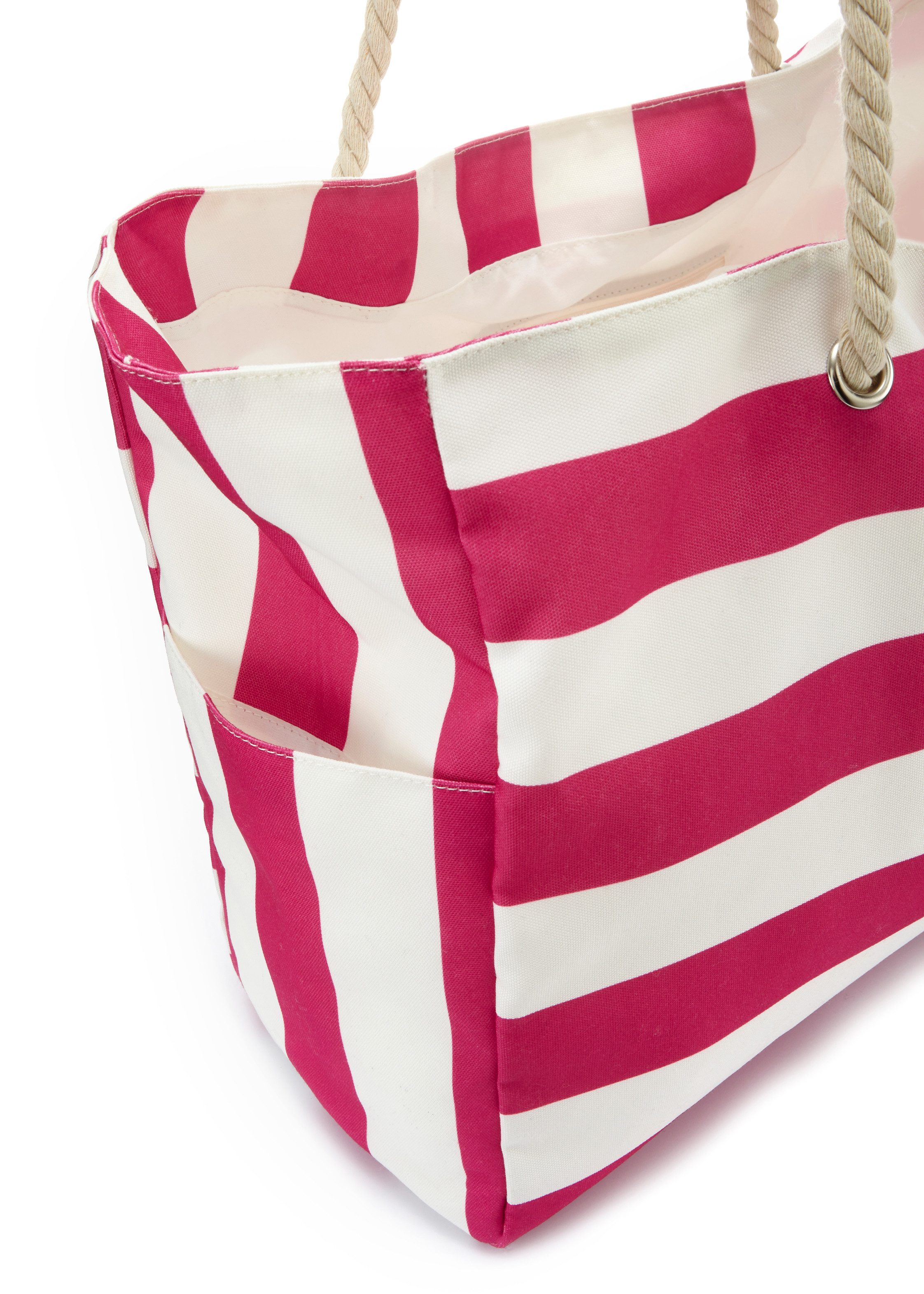 Vivance by Lascana Shopper Strandtasche, Handtasche, Schultertasche, Sommertasche, Tragetasche, Badetasche VEGAN – Bild 4 von 5