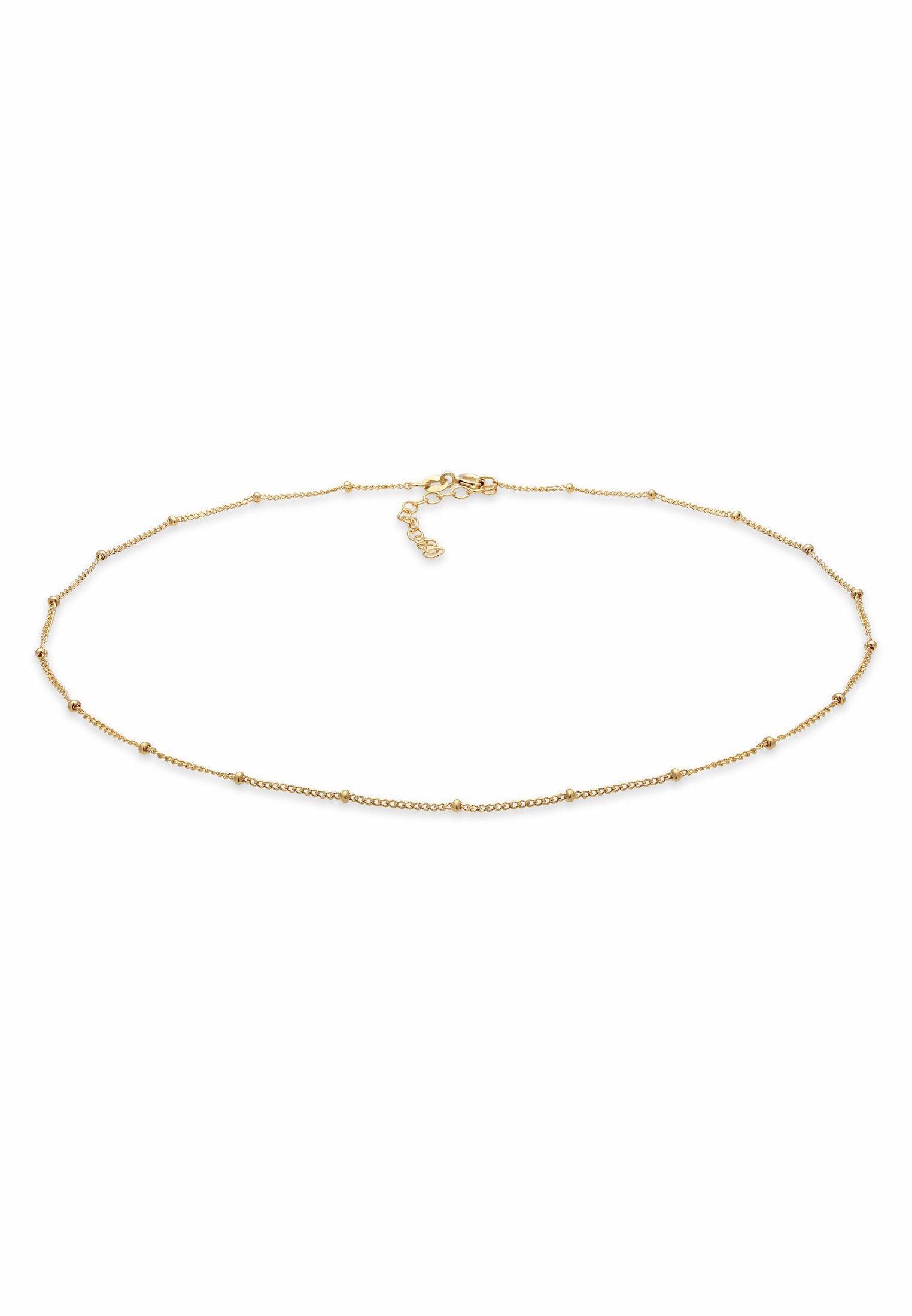 Elli Kette ohne Anhänger Choker Kugelkette Basic Trend 925 Silber