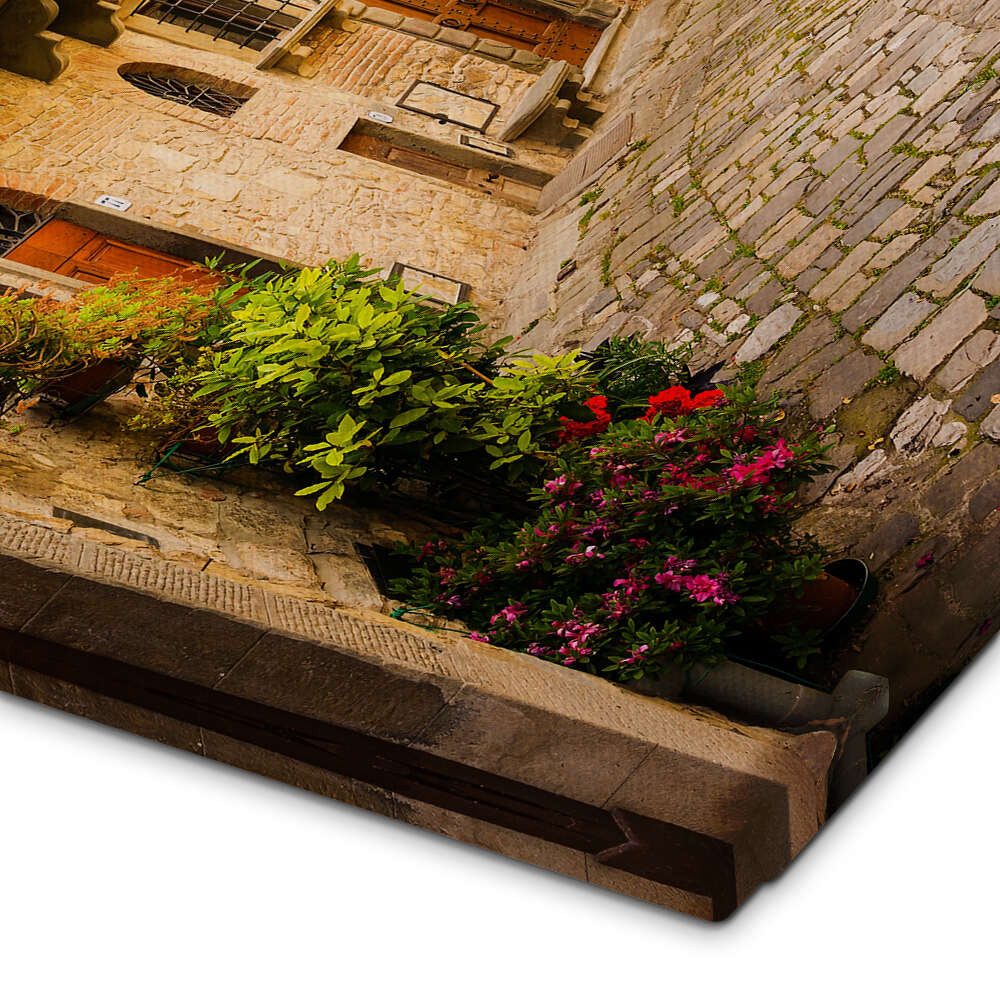 Posterlounge Wandbild Mediterrane Gasse Toskana, Reiner Würz, erhältlich als Poster, Leinwandbild, Wandsticker oder Acrylglasbild