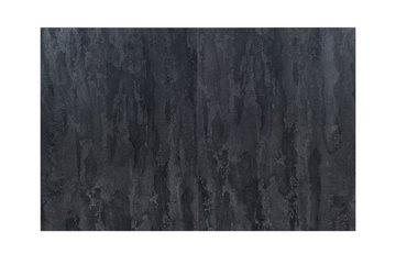 Möbelcenter Löhne Esstisch LOFT, 120-160x80/Gestell schwarz/ Platte: Weiß, Beton, Eiche, Schwarz