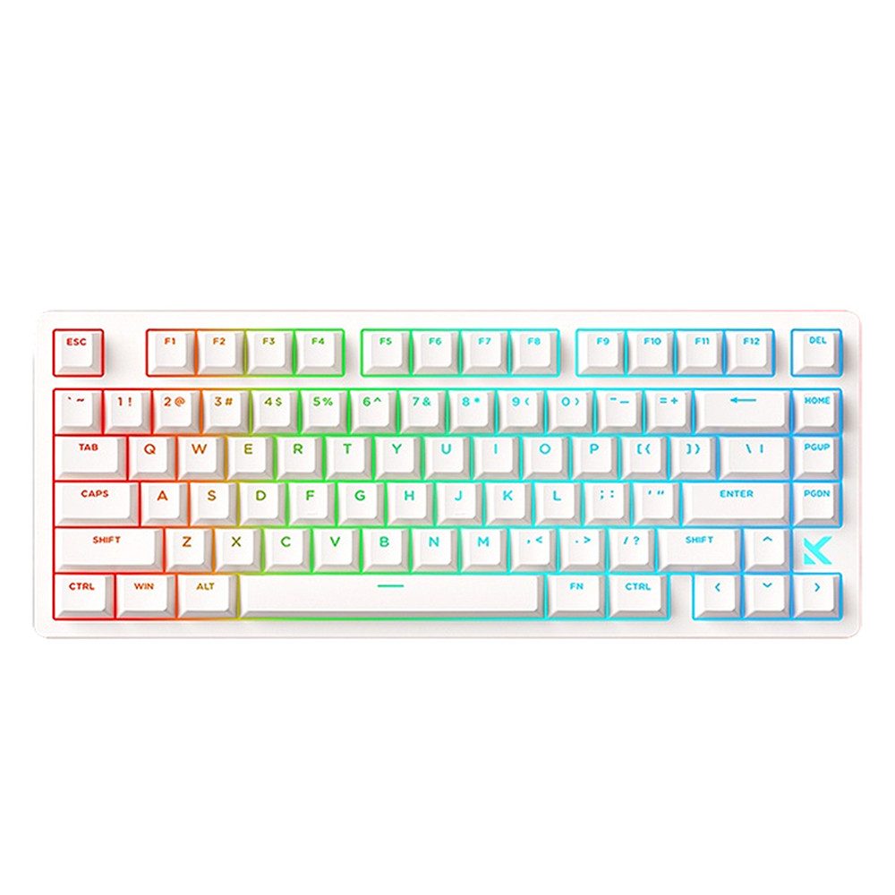 Insma Tastatur (75% 80 Tasten Gaming-Tastatur Mechanische Tastatur, RGB-Beleuchtung)