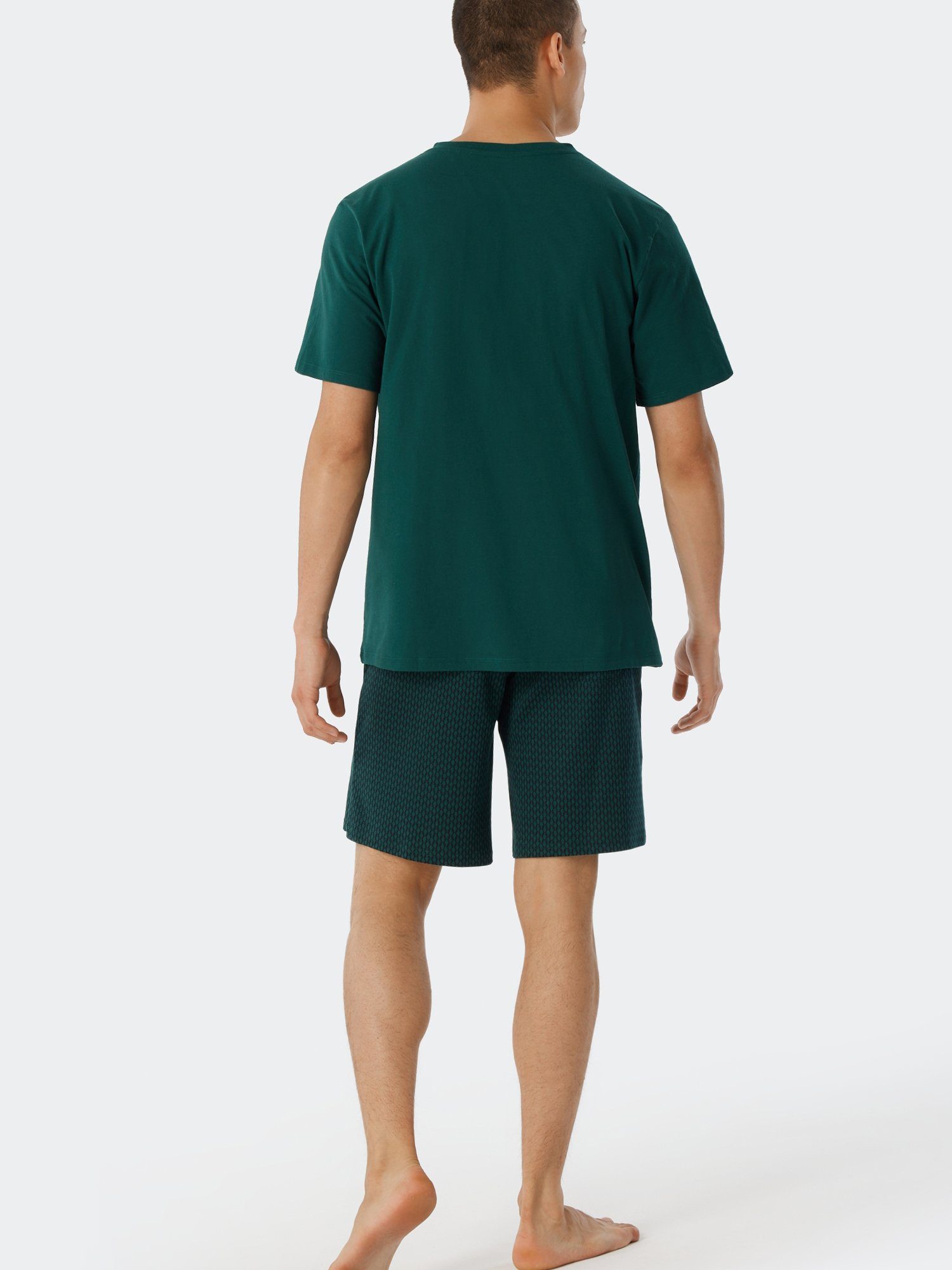 Schiesser Relax Mix dunkelgrün & V-Shirt