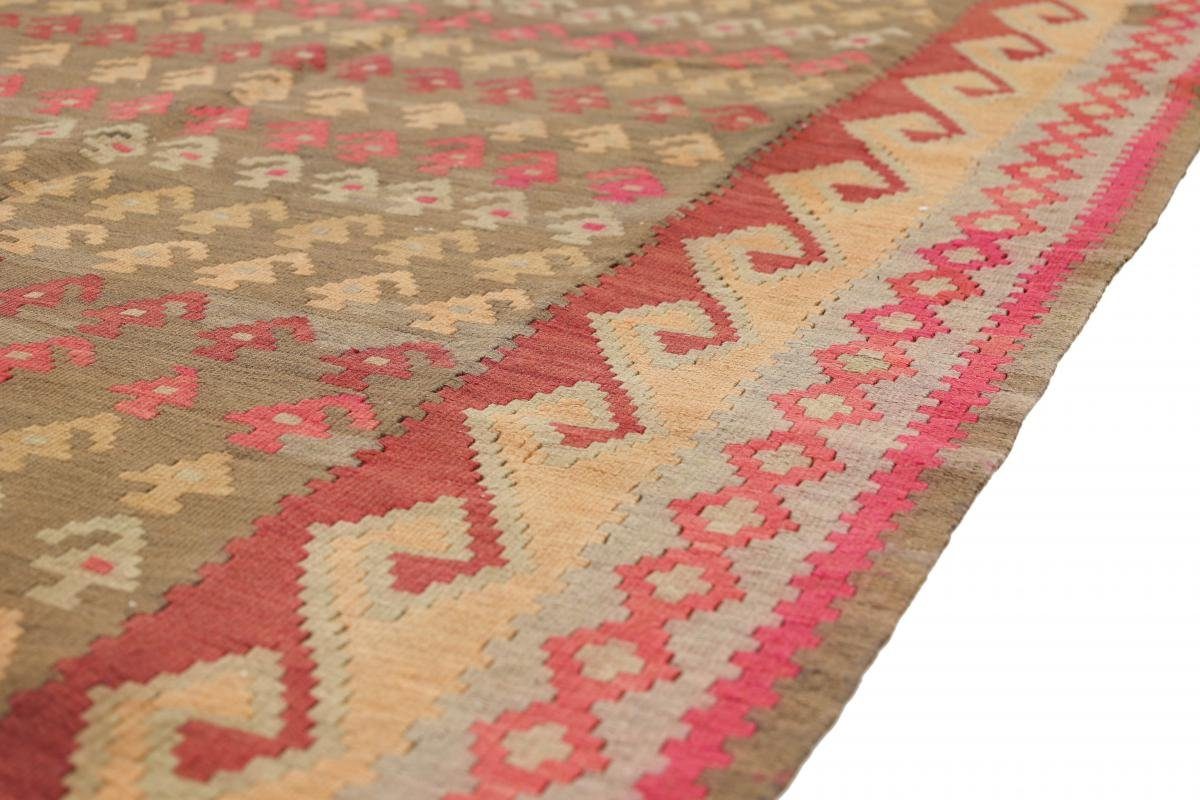 Höhe: Kelim 160x354 Antik Orientteppich, Nain Trading, mm 4 Fars Azerbaijan Handgewebter Orientteppich rechteckig,