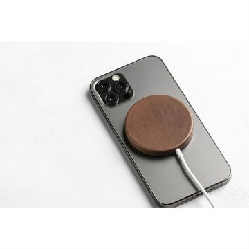 Nomad Smartphone-Hülle Nomad Leather Cover für MagSafe Cable - Rustic Brown
