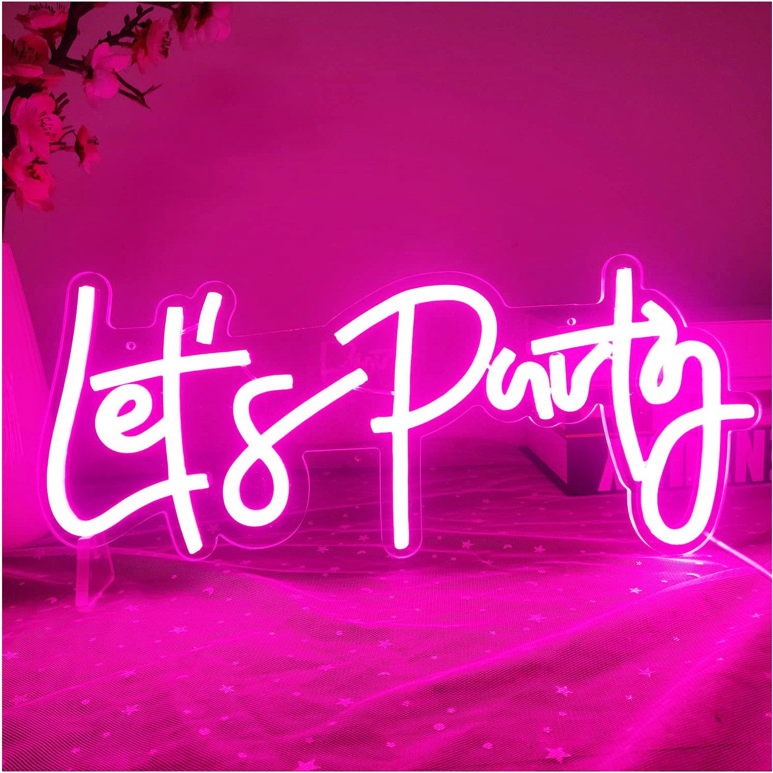 Sunicol LED Dekolicht Let's Party Neonschild, LED Leuchtschild Neonlicht, f günstig online kaufen