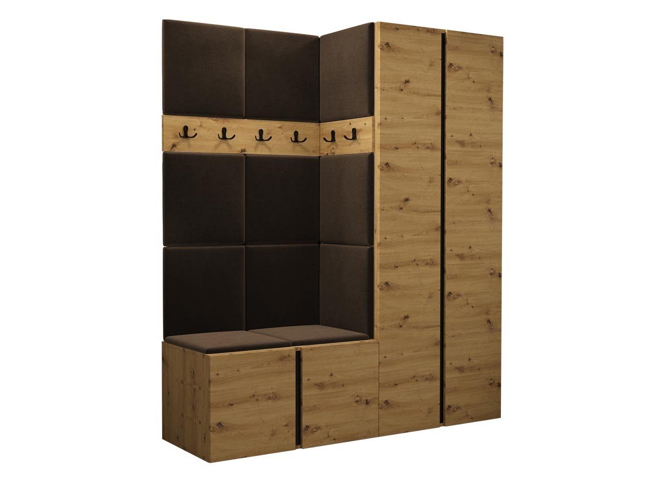 MIRJAN24 Garderoben-Set Orion III, (Komplett-Set, Kleiderschrank, günstig online kaufen