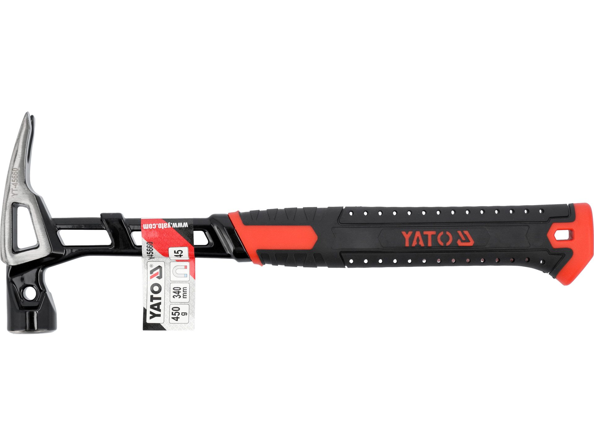 TRIZERATOP Hammer Latthammer, Zimmermannshammer 450g