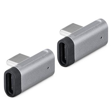 kwmobile 2x 90 Grad USB Type C Adapter - abgewinkelter Stecker USB-Adapter