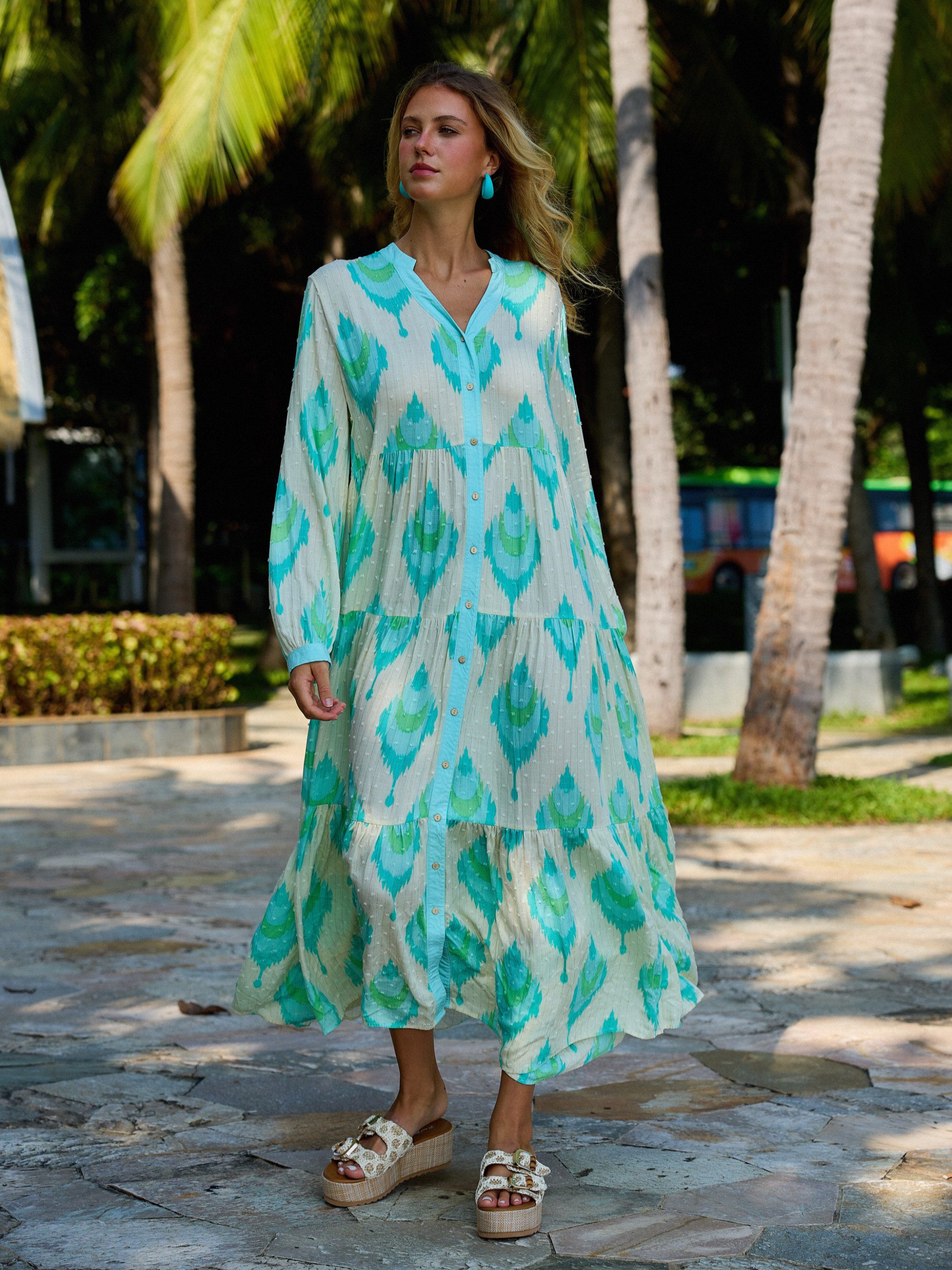 ANNIS Fashion & Accessoires Maxikleid "HOLLY" günstig online kaufen