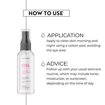 OSL Omega Skin Lab Toner OSL Beruhigendes und ausgleichendes Gesichtswasser 200 ml – Entspannen