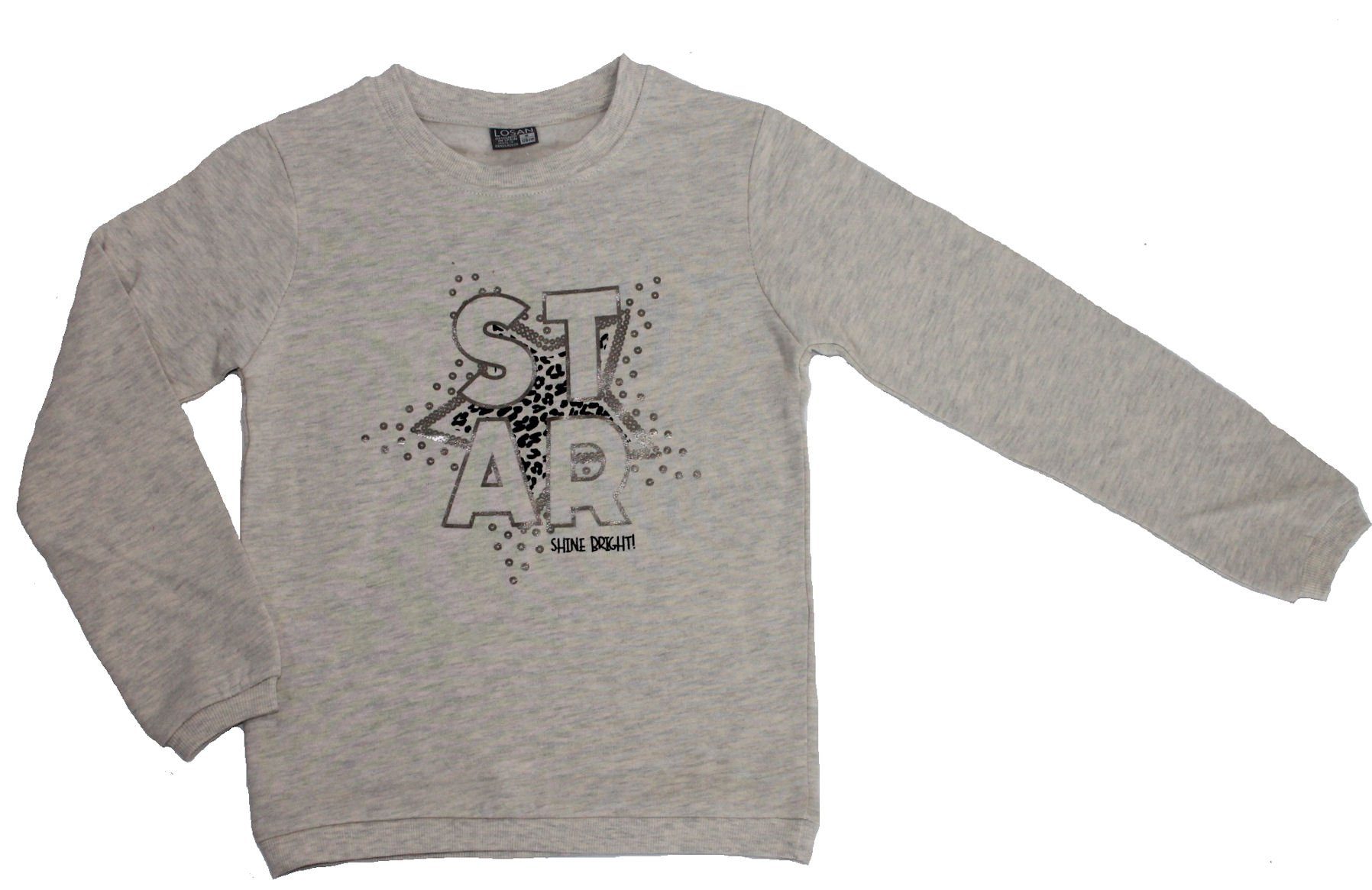 Sweatshirt Losan Mädchen Sweatshirt Pullover Star shine bright crudo vigore