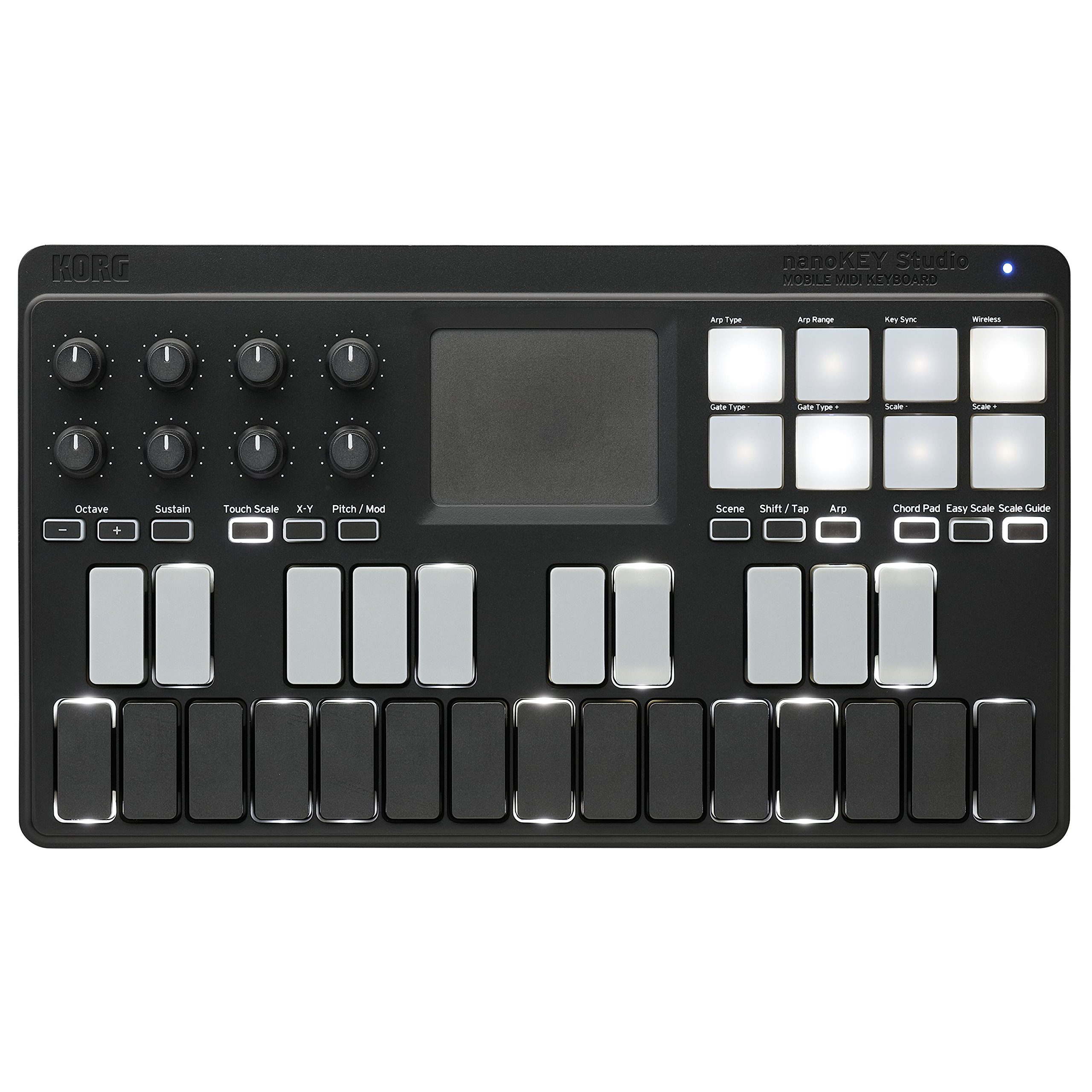 Korg Masterkeyboard (nanoKEY Studio, Masterkeyboards, MIDI-Keyboard mini), nanoKEY Studio - Midi Keyboard