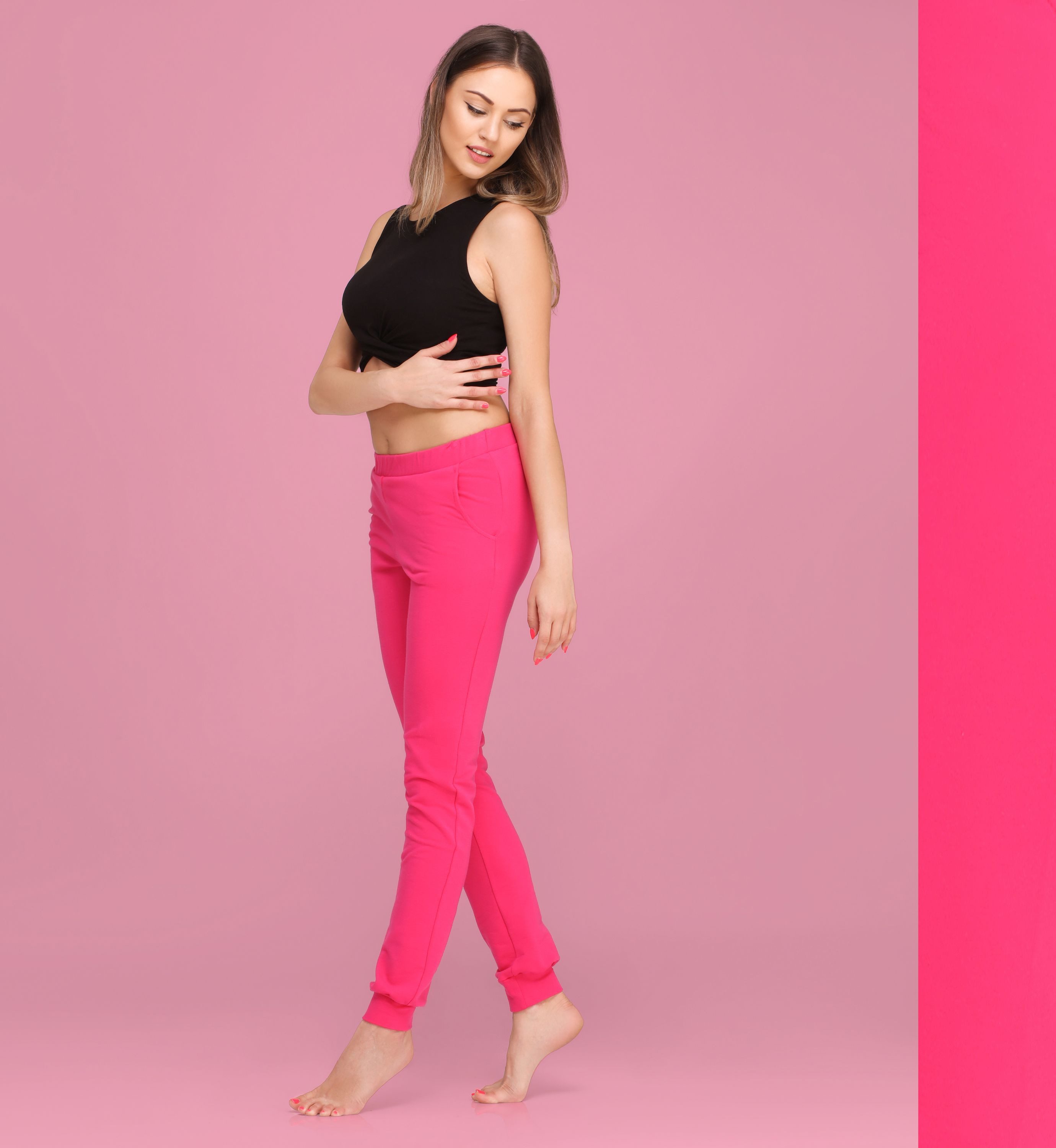 Merry Style Jogginghose Damen Lange Hose MS10-304 (1-tlg) elastischer Bund