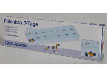 EDCO Pillendose 24xPillendose 7 Tage Tablettenbox 2 Fächer Teiler Medikamente Dosierer