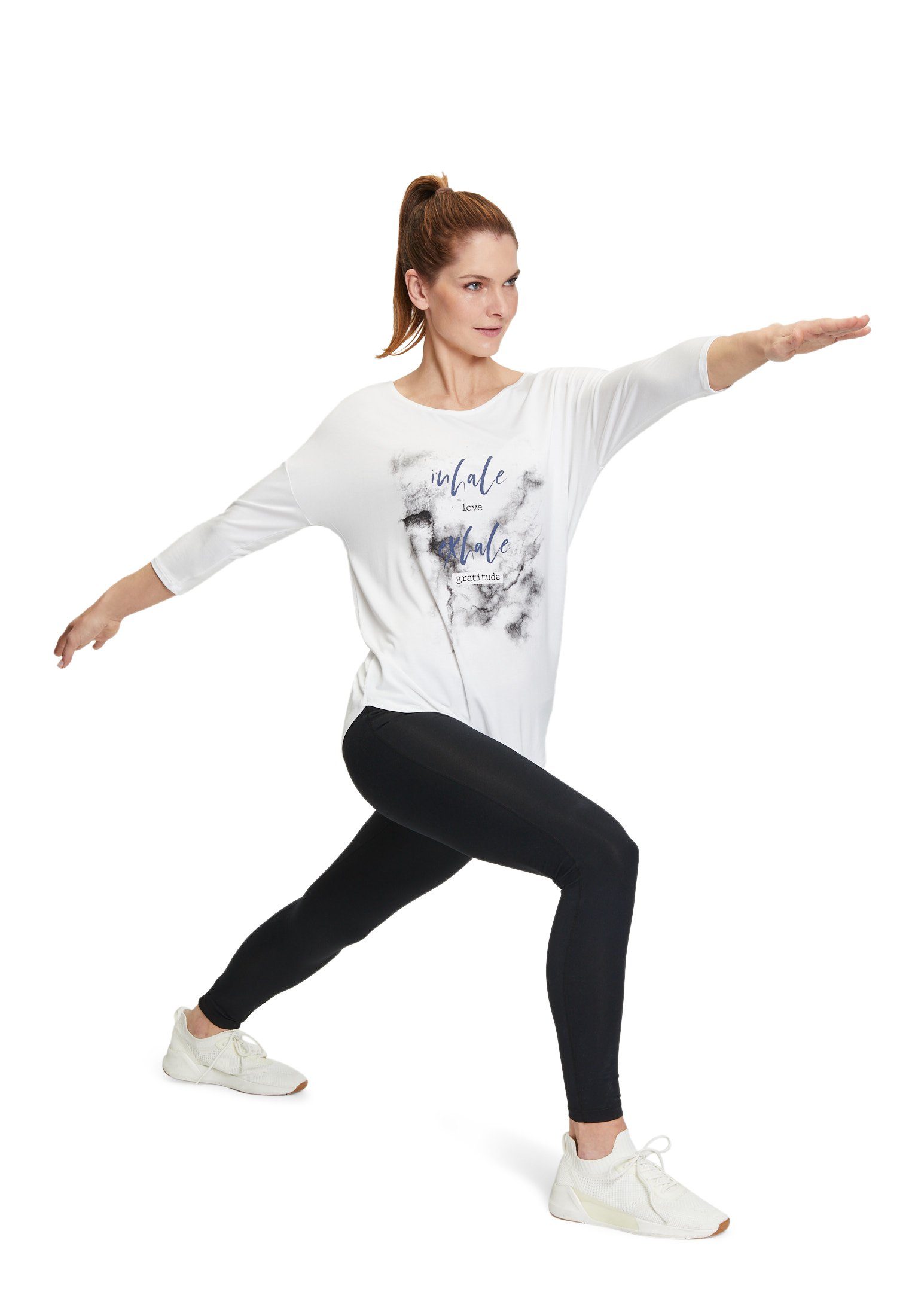 Betty Barclay Yogashirt V-Ausschnitt (1-tlg) mit