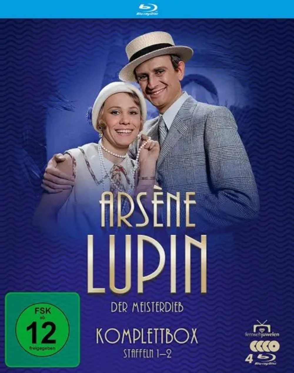 Blu-ray Arsène Lupin - Der Meisterdieb - Komplettbox. Staffel.1-2, 4 Blu-ray