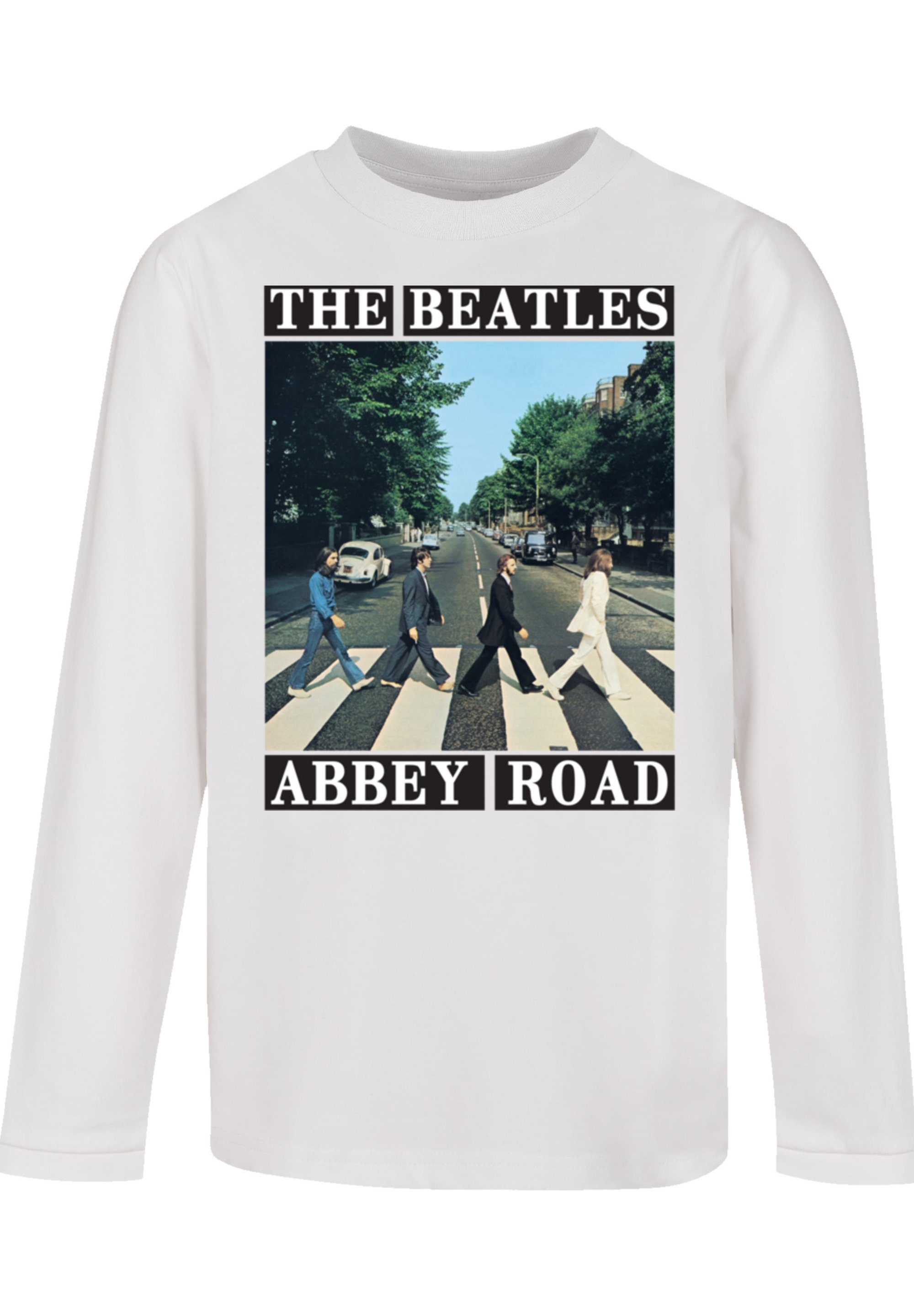 F4NT4STIC Print The Beatles Abbey Road weiß T-Shirt