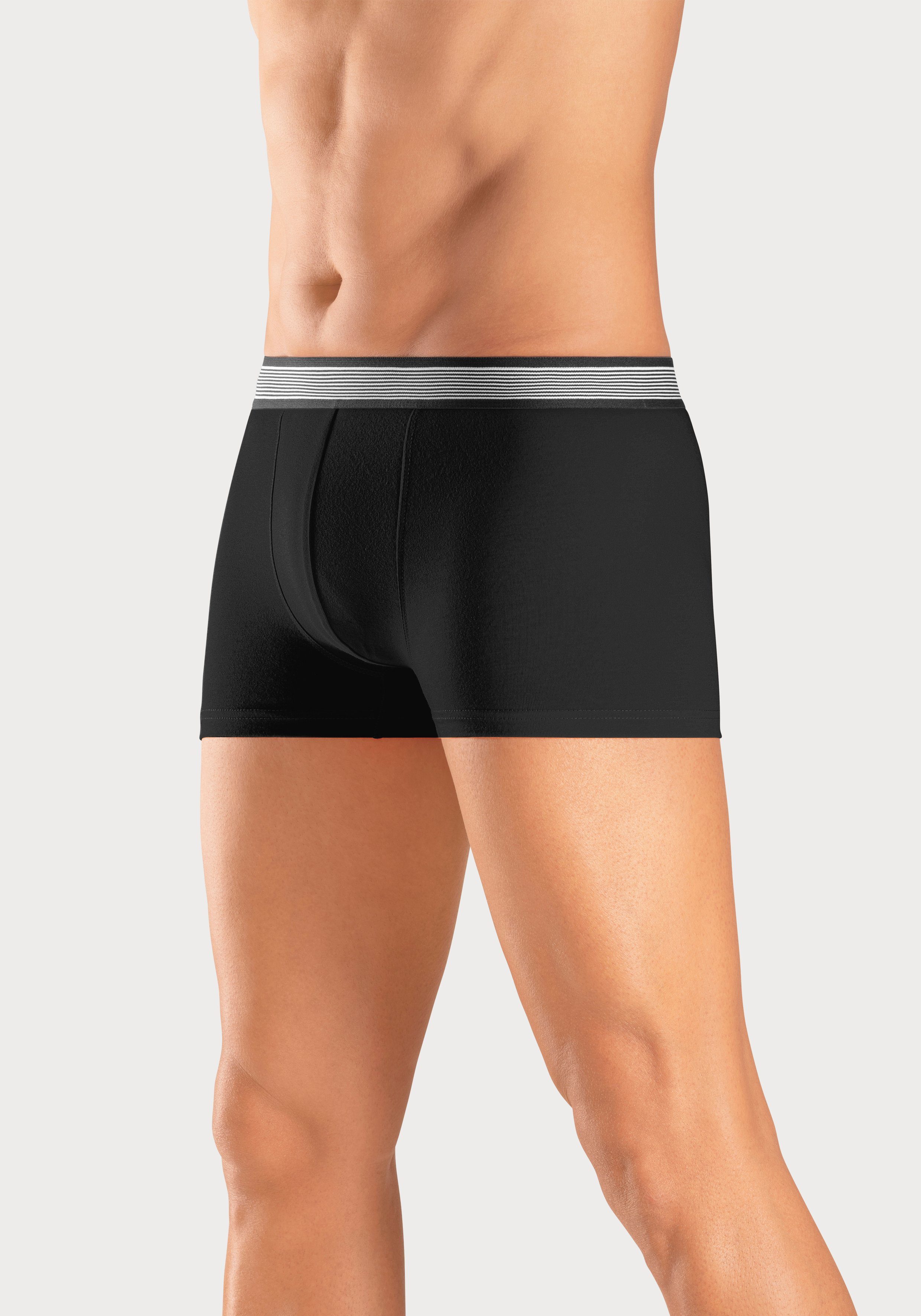 H.I.S Boxer Boxershorts für Herren (Packung, 4-St) mit gestreiftem Webbund