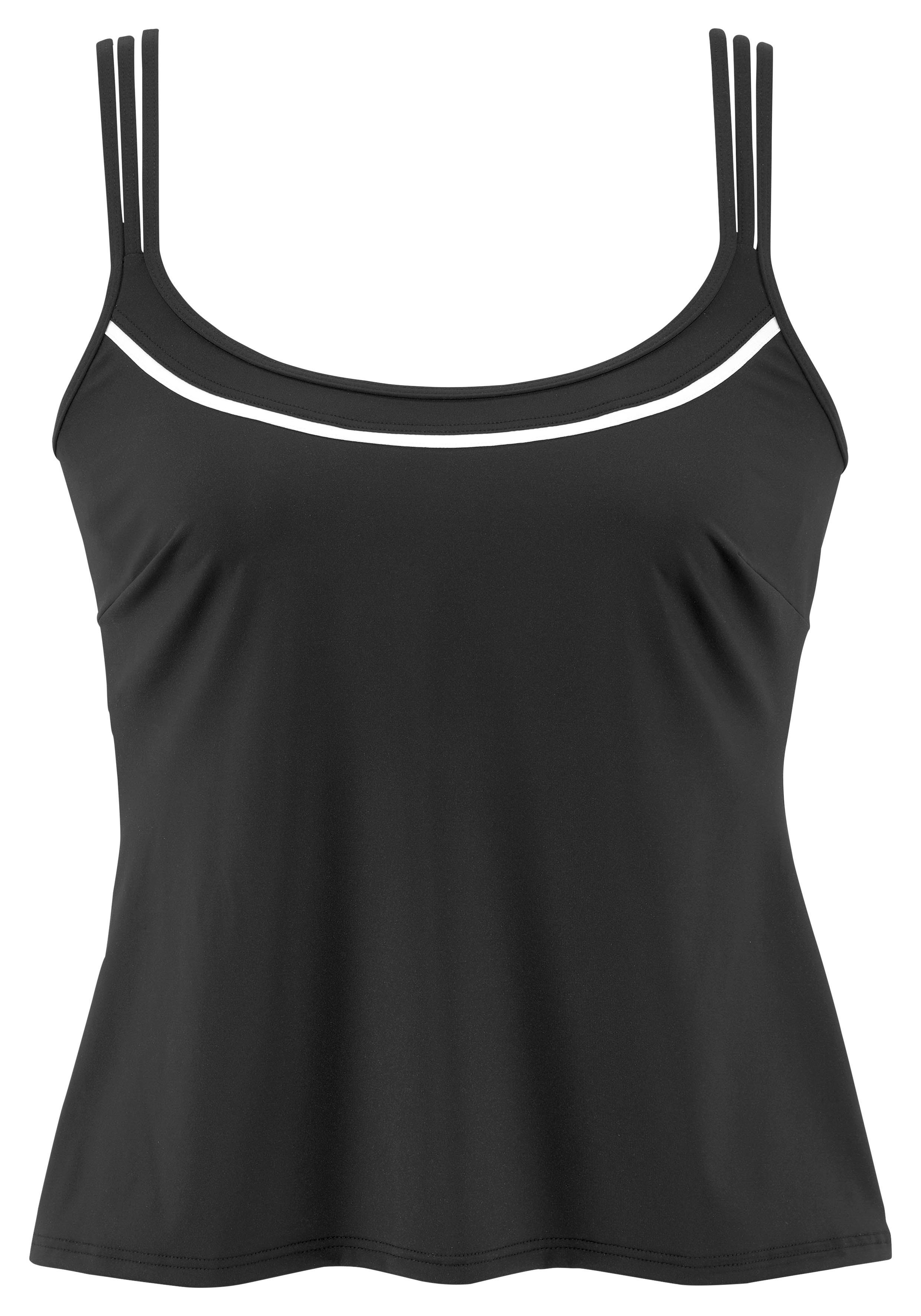 Vivance Bügel-Tankini-Top Lorena, mit kontrastfarbenem Piping günstig online kaufen