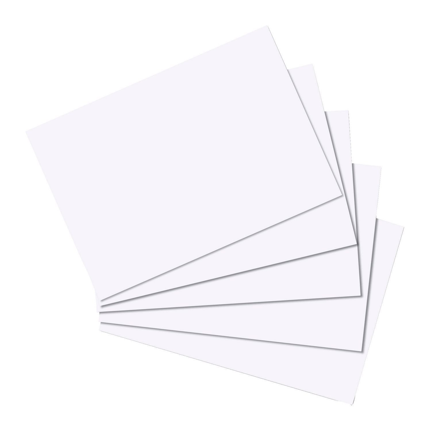 Herlitz Aktenordner Herlitz Karteikarte A5 blanko weiß 100er Packung