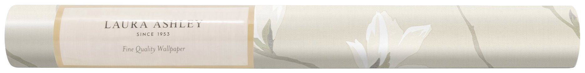 LAURA ASHLEY Vliestapete Magnolia Grove, floral, gemustert, FSC® zertifiziert, mit lebhaftem Druck, 10 Meter Länge – Bild 4 von 5