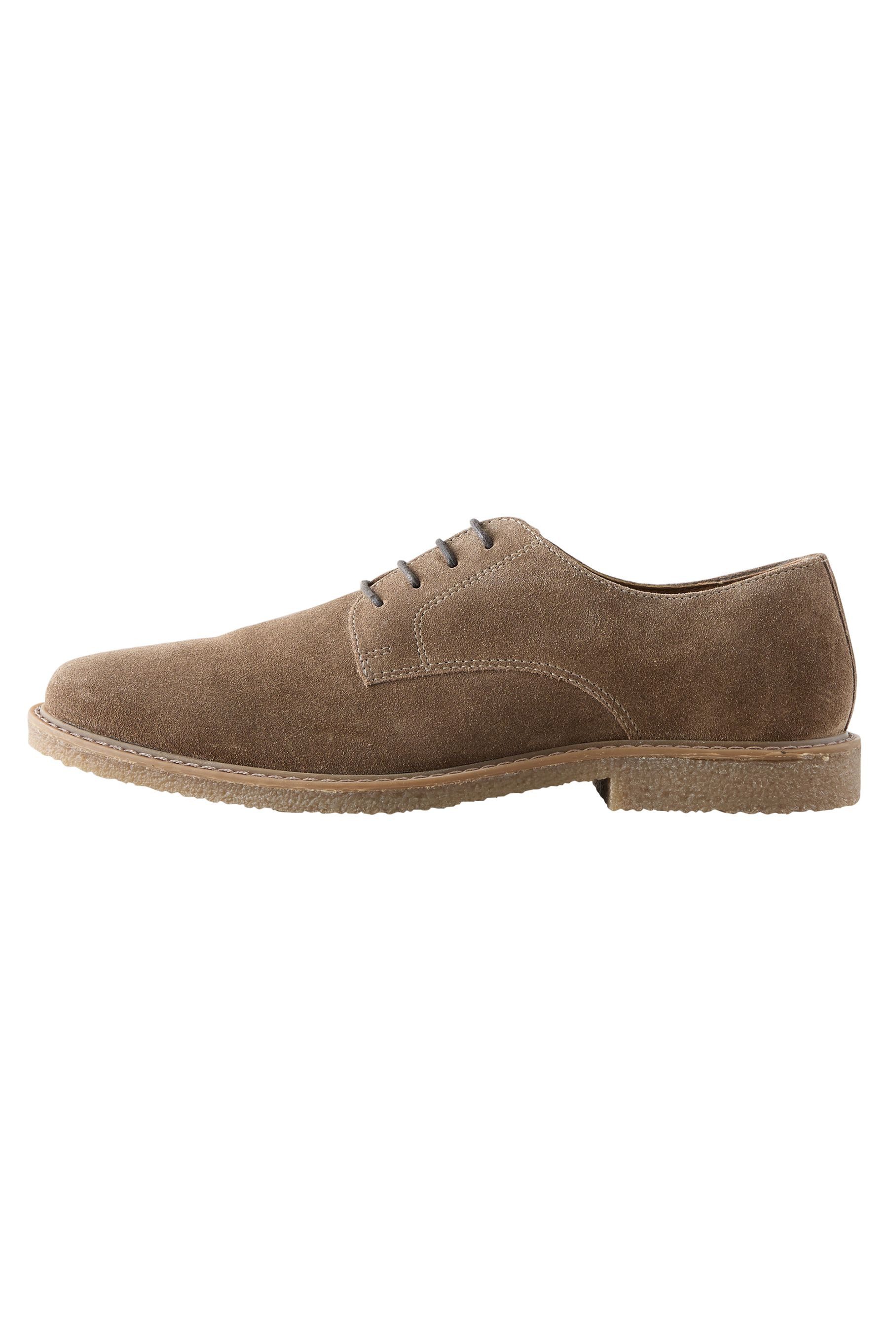 Next Derby-Schuhe aus Veloursleder Schnürschuh