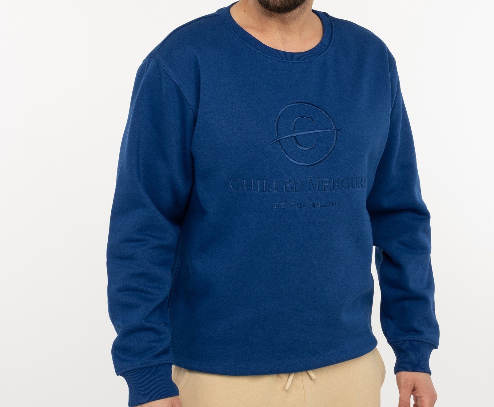 Chilled Mercury Sweatshirt Pullover/ Männer Blau
