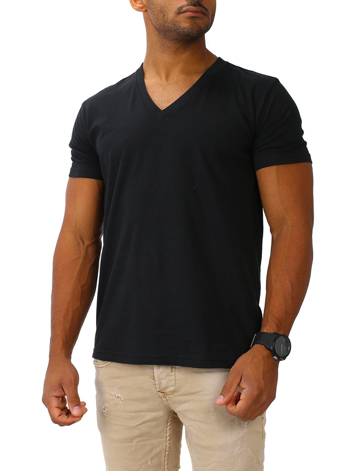 Joe Franks reiner Baumwolle aus T-Shirt black