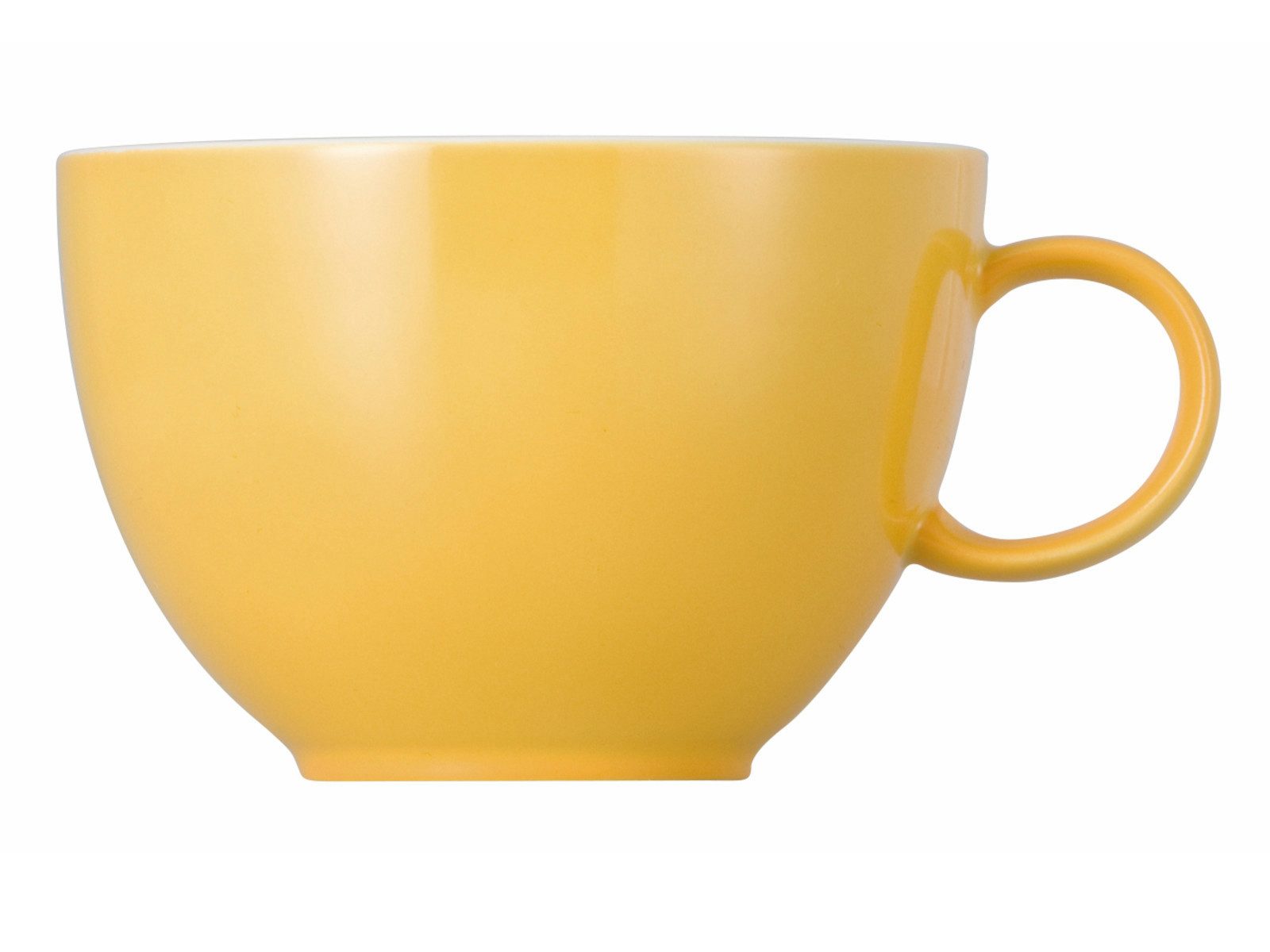 Thomas Porzellan Tasse Sunny Day Yellow Tee-/Kombi-Obertasse 0,20 l, Porzellan, Tassen