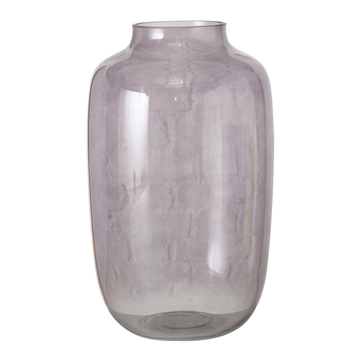Vase Glas "Grigio" in H27cm, Dekovase aus dunkelgrau BOLTZE
