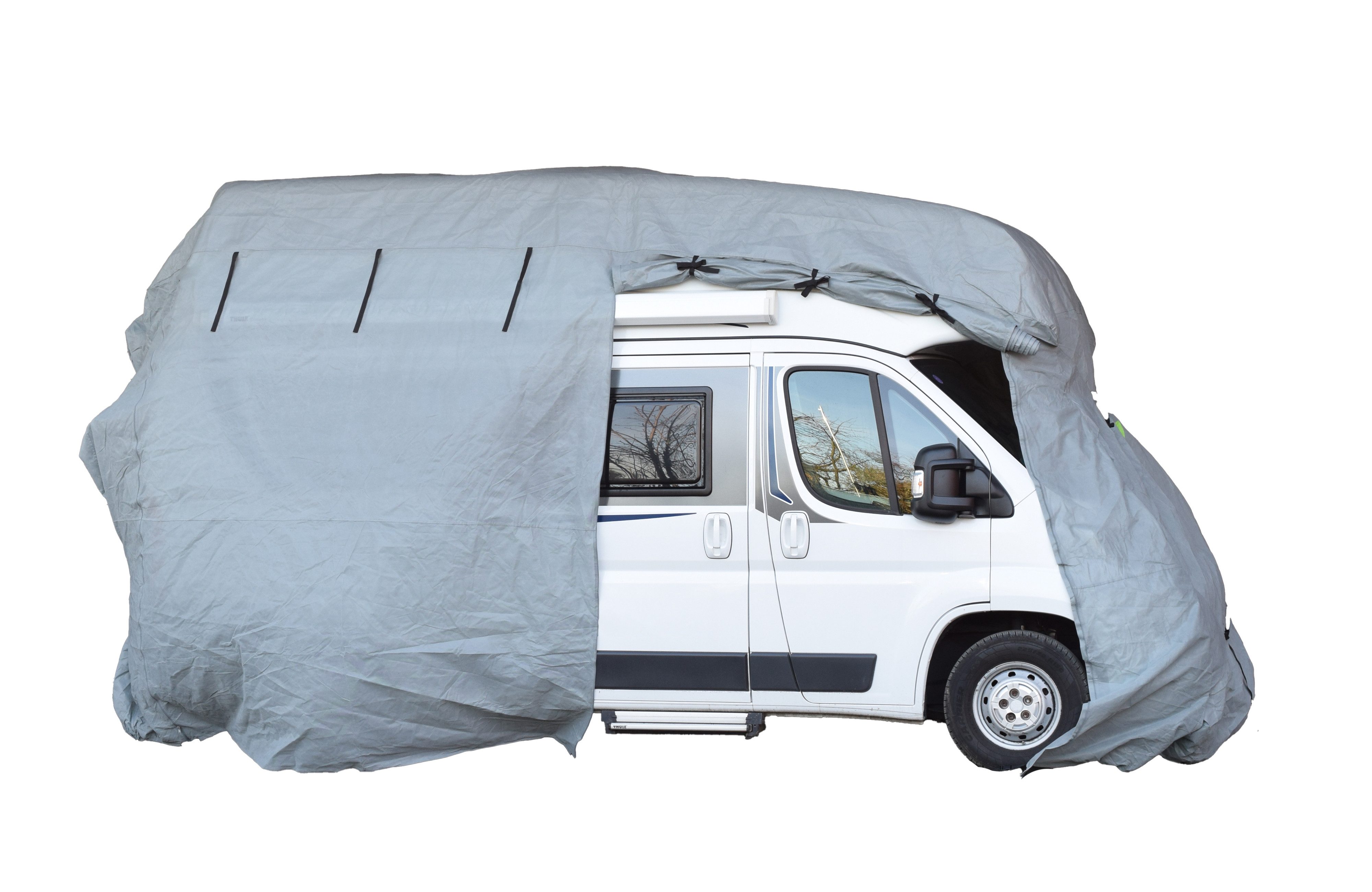 Green Yard Wohnmobilschutzhülle Wohnmobil Abdeckplane Schutzhülle Größe M 610 x 235 x 275 cm (1 Stück, inkl. Tragetasche), UV-beständig, schimmelresistent und reißfest