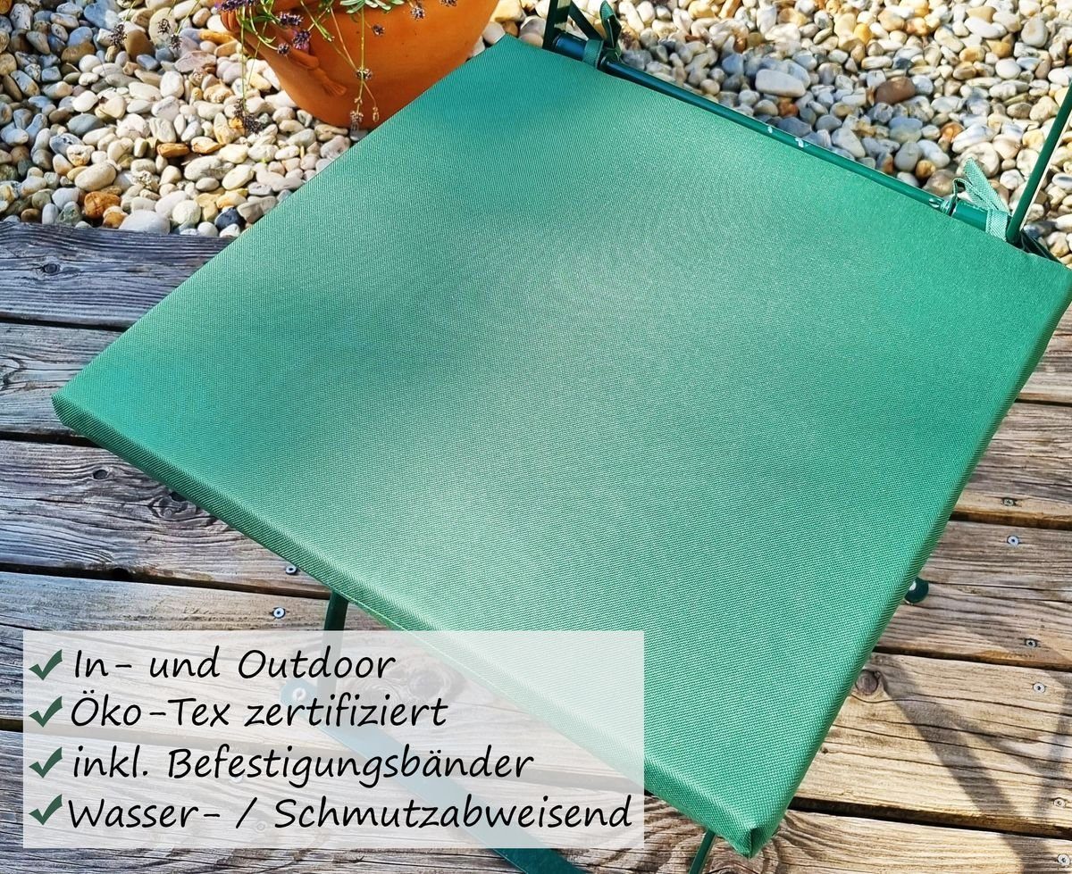 JACK Dekokissen Kissen Innen Deko Robust, für Füllung, Lounge JACK & Outdoor Dunkelgrün inkl. Außen Strapazierfähig, Größen Wasserabweisend, versch