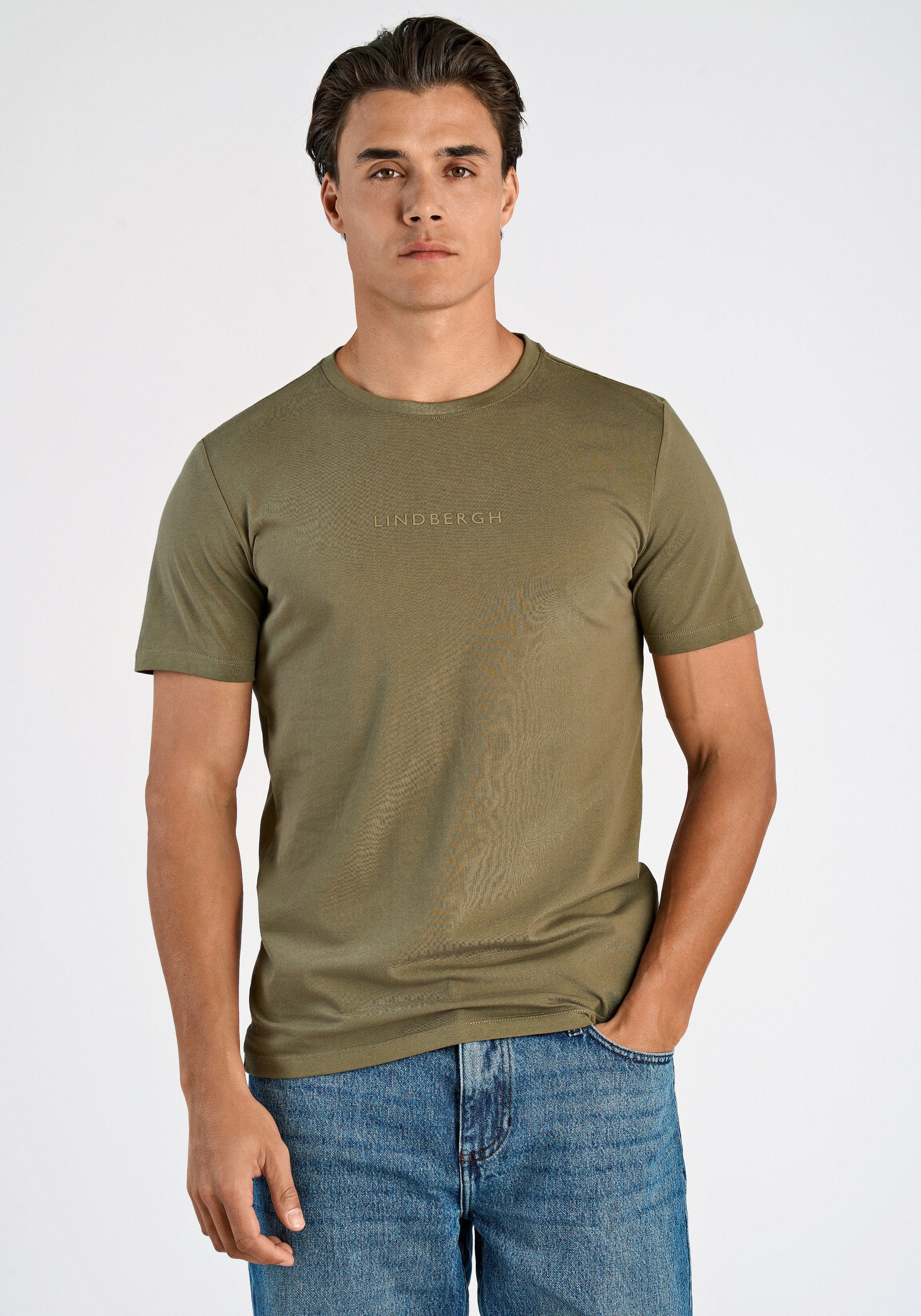 LINDBERGH Kurzarmshirt T-Shirt (Kurzarm) Relaxed Fit