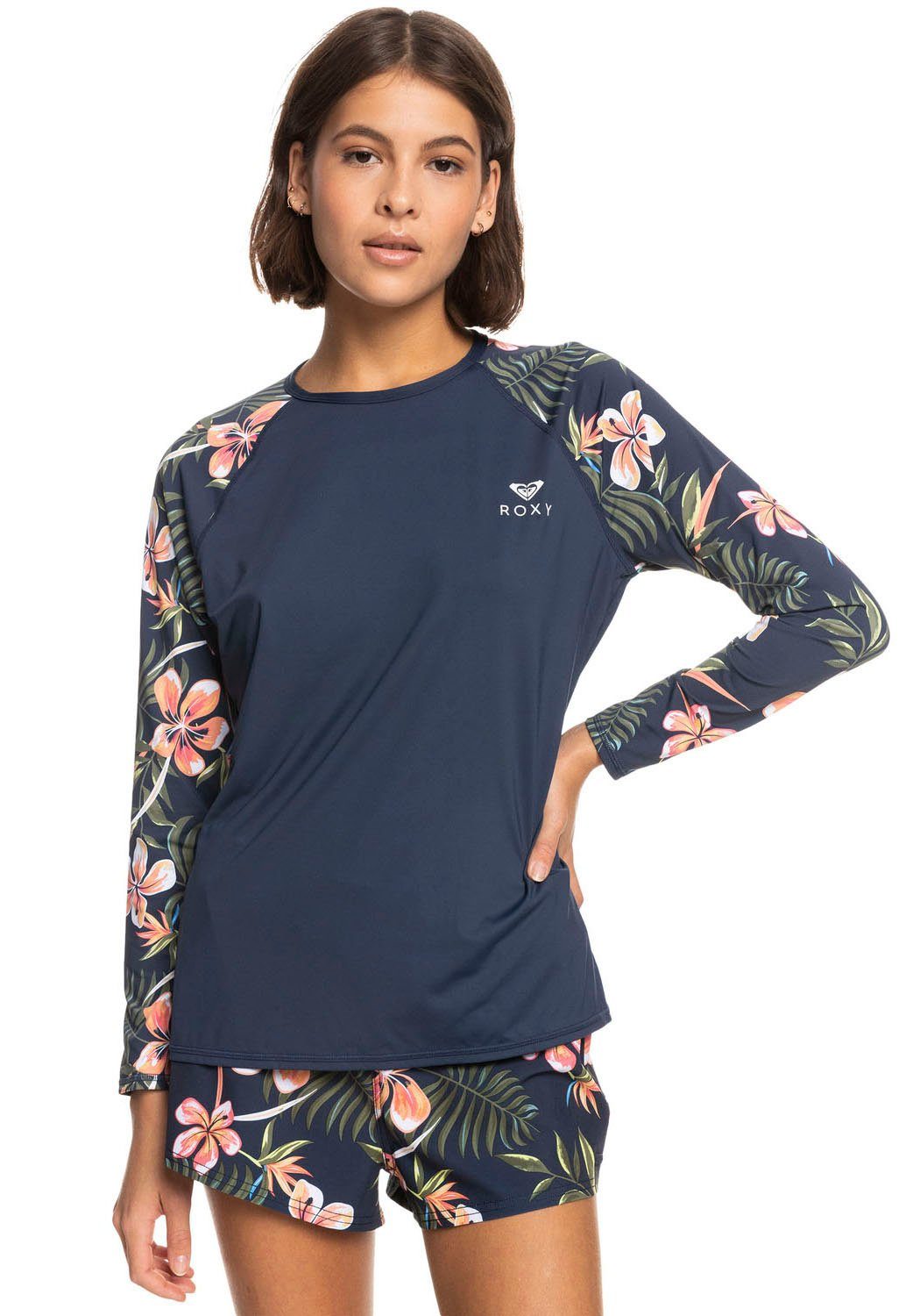 Roxy Funktionsshirt Damen Langarm UV-Shirt, Swimshirt