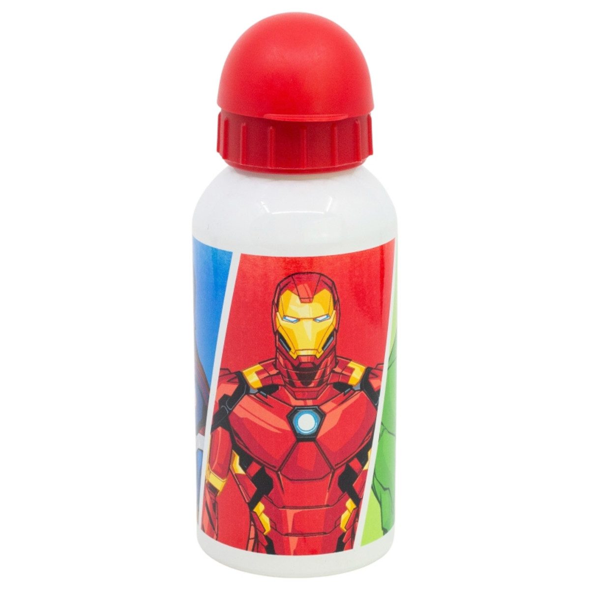 Storline Trinkflasche Avengers 400 ml Schule & Freizeit mit Sicherheitsverschluss