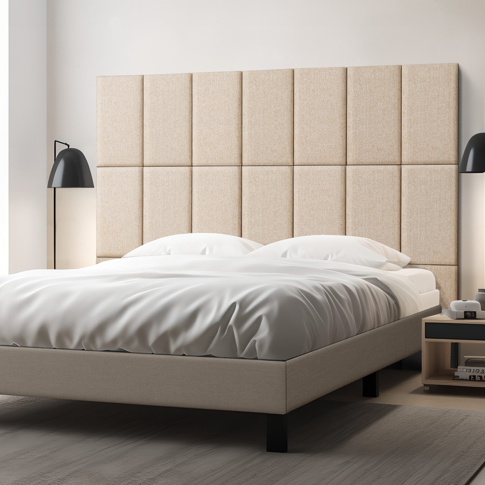 neu.haus Wandpolster, (Set, 3 Stück), »Carpino« günstig online kaufen