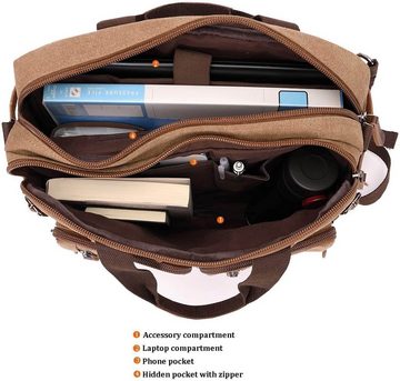 D-IDEAZ Laptoptasche Canvas Carryall Business Bag