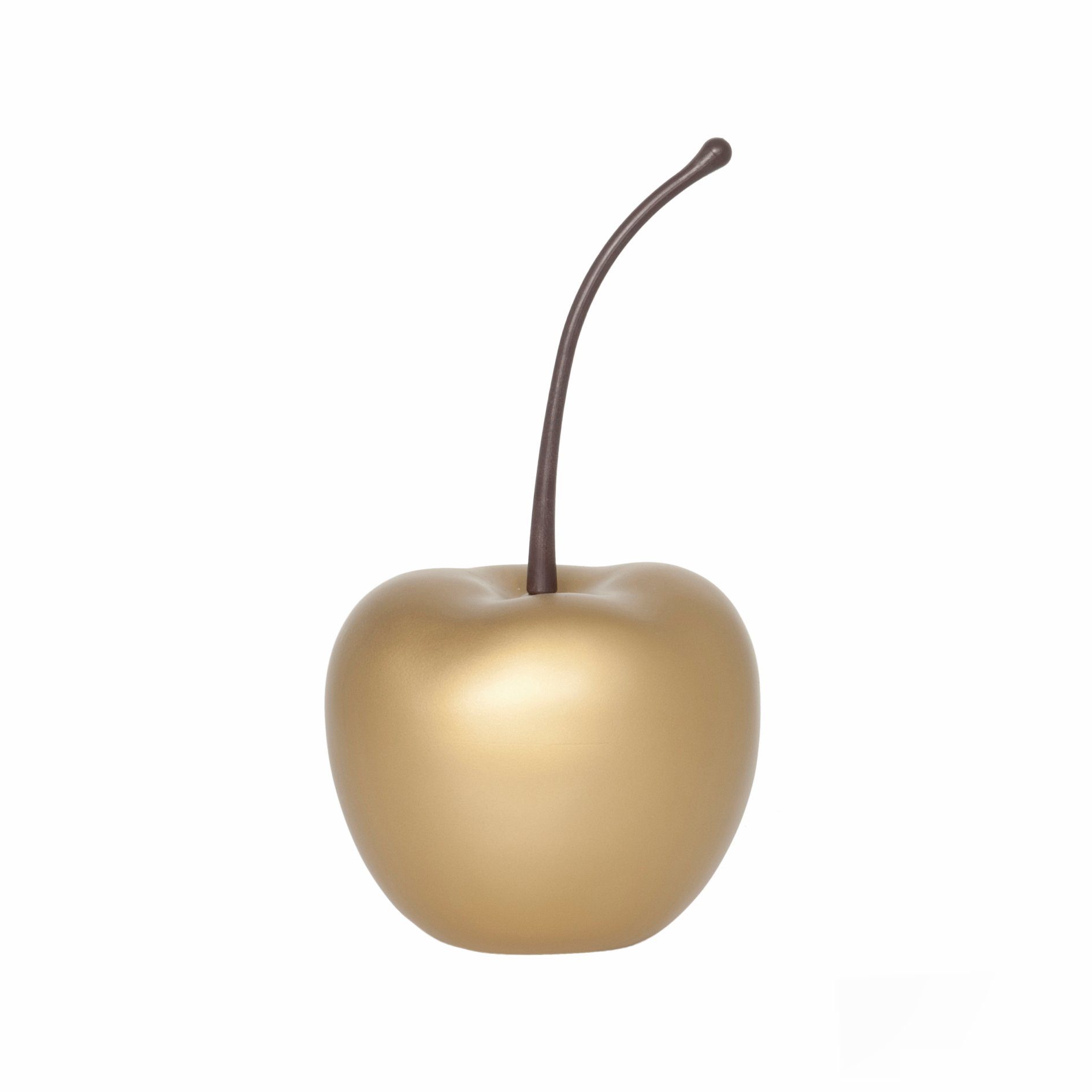 Dekofigur Dekokirsche XS Gold Kirsche Dekofrucht Deko Obst Dekoration Fiberglas