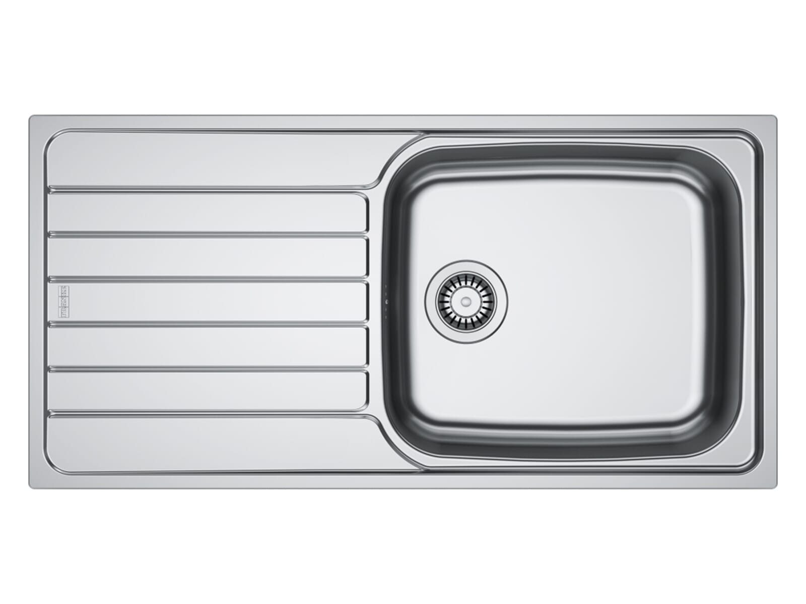 FRANKE Edelstahlspüle, rechteckig, 100/50 cm, (1 St)