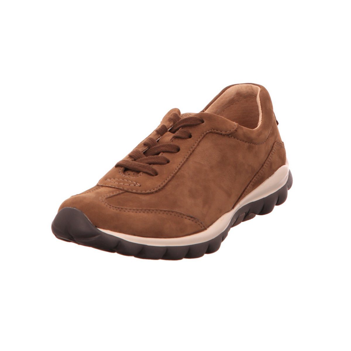 Freizeit Schnürer für Damen in braun Sneaker