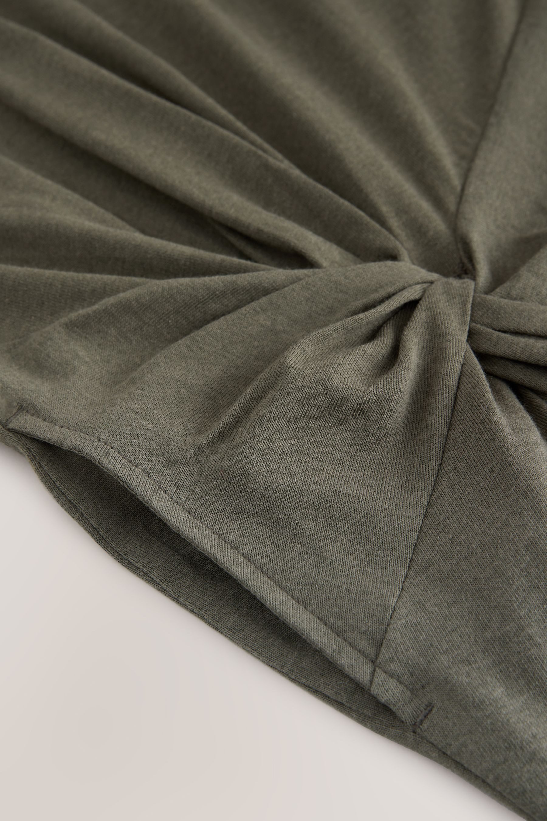 Next Shirtkleid Sommerliches Jersey-T-Shirtkleid mit Drehung (1-tlg)