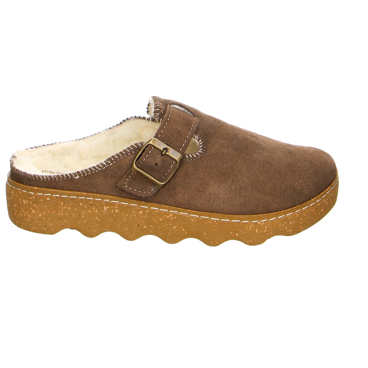Rohde Rohde Velour Hausschuhe Winter braun Pantoffel