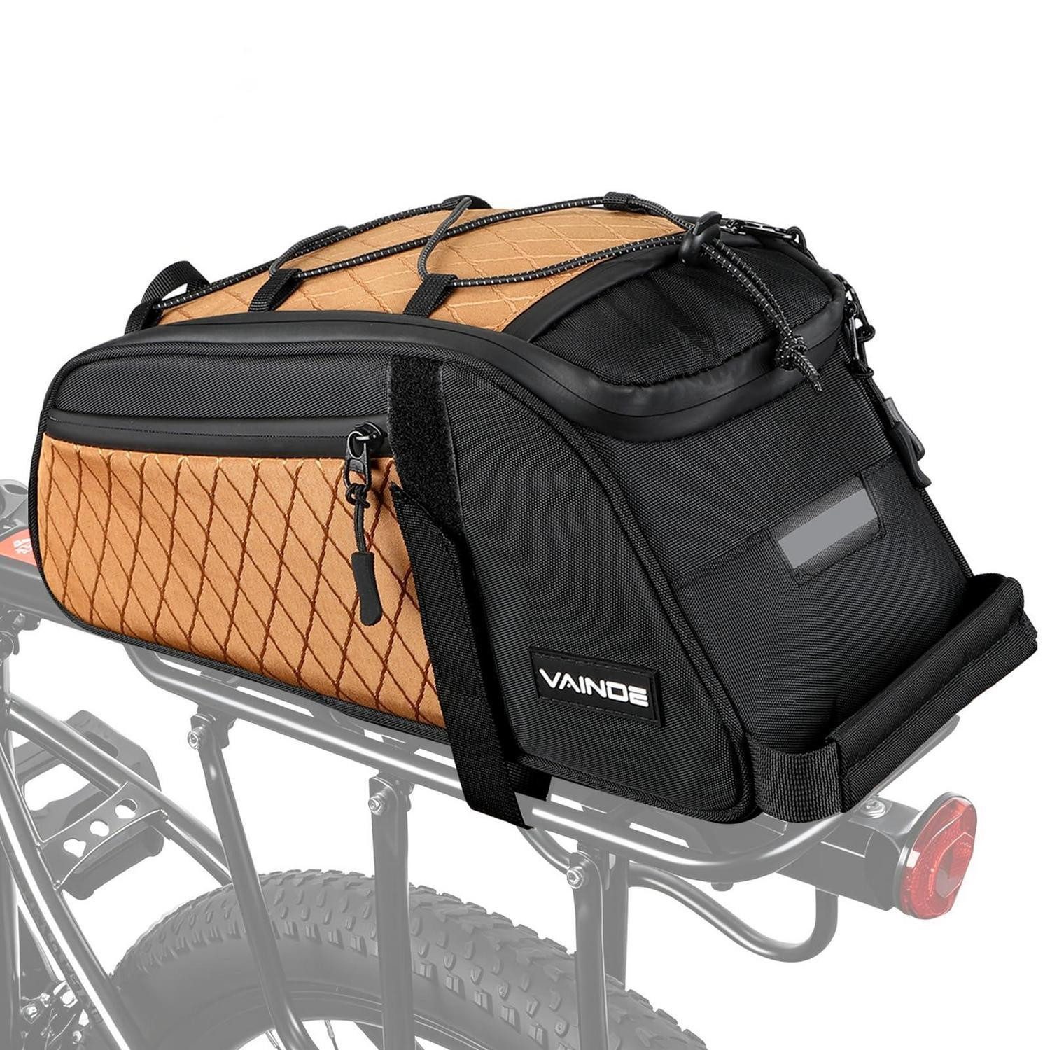 LuxusKollektion Fahrradtasche Fahrradtasche Gepaecktraeger Rucksack Ocker 10L