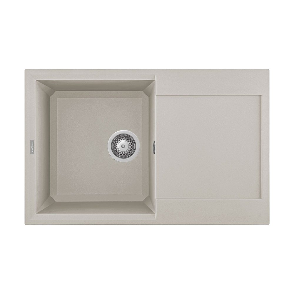 REGINOX Granitspüle Bari 10 Regi-Granite Elite Soft White, 79/500 cm