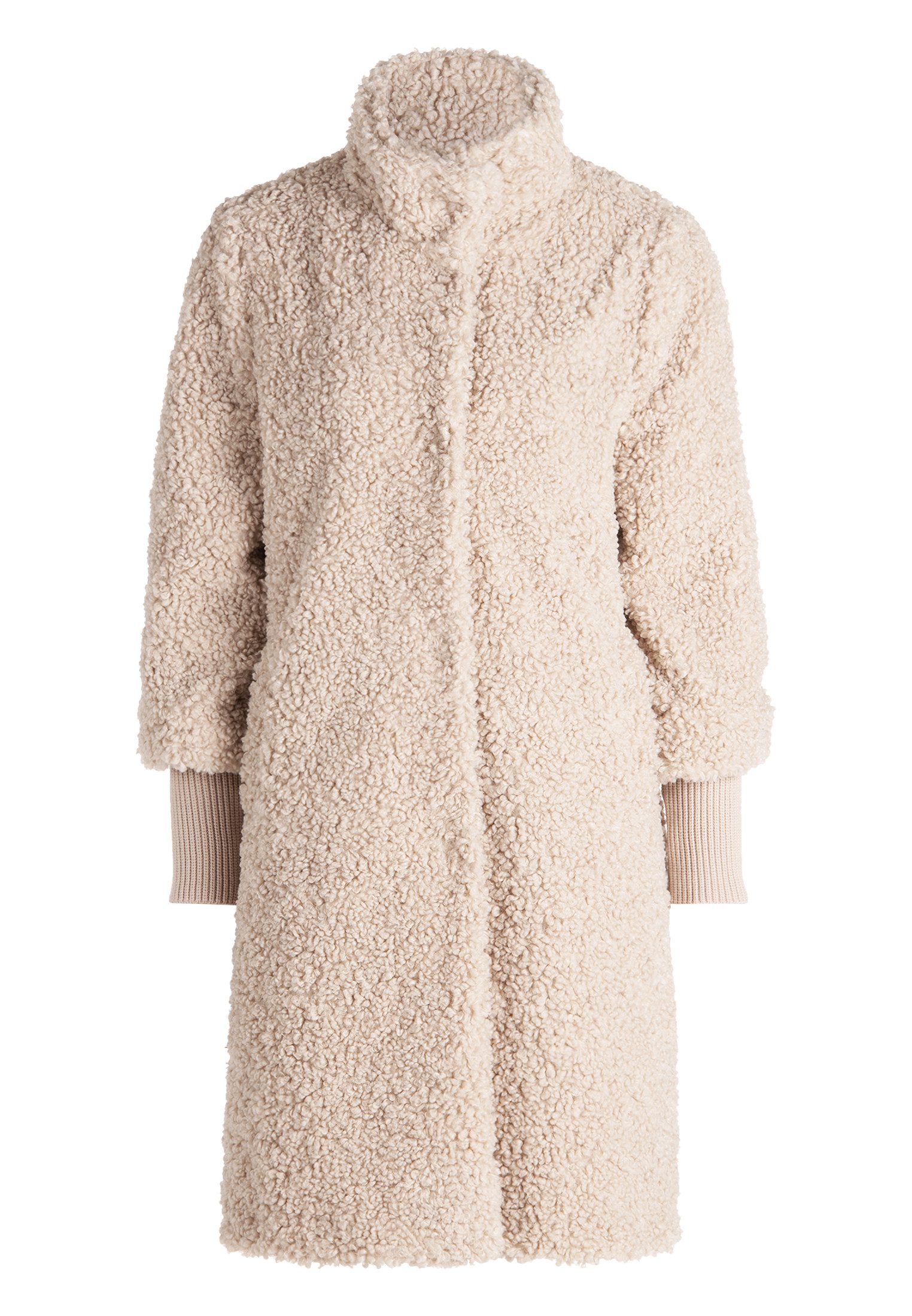 Zero Fellimitatmantel zero Damen Teddymantel mit günstig online kaufen