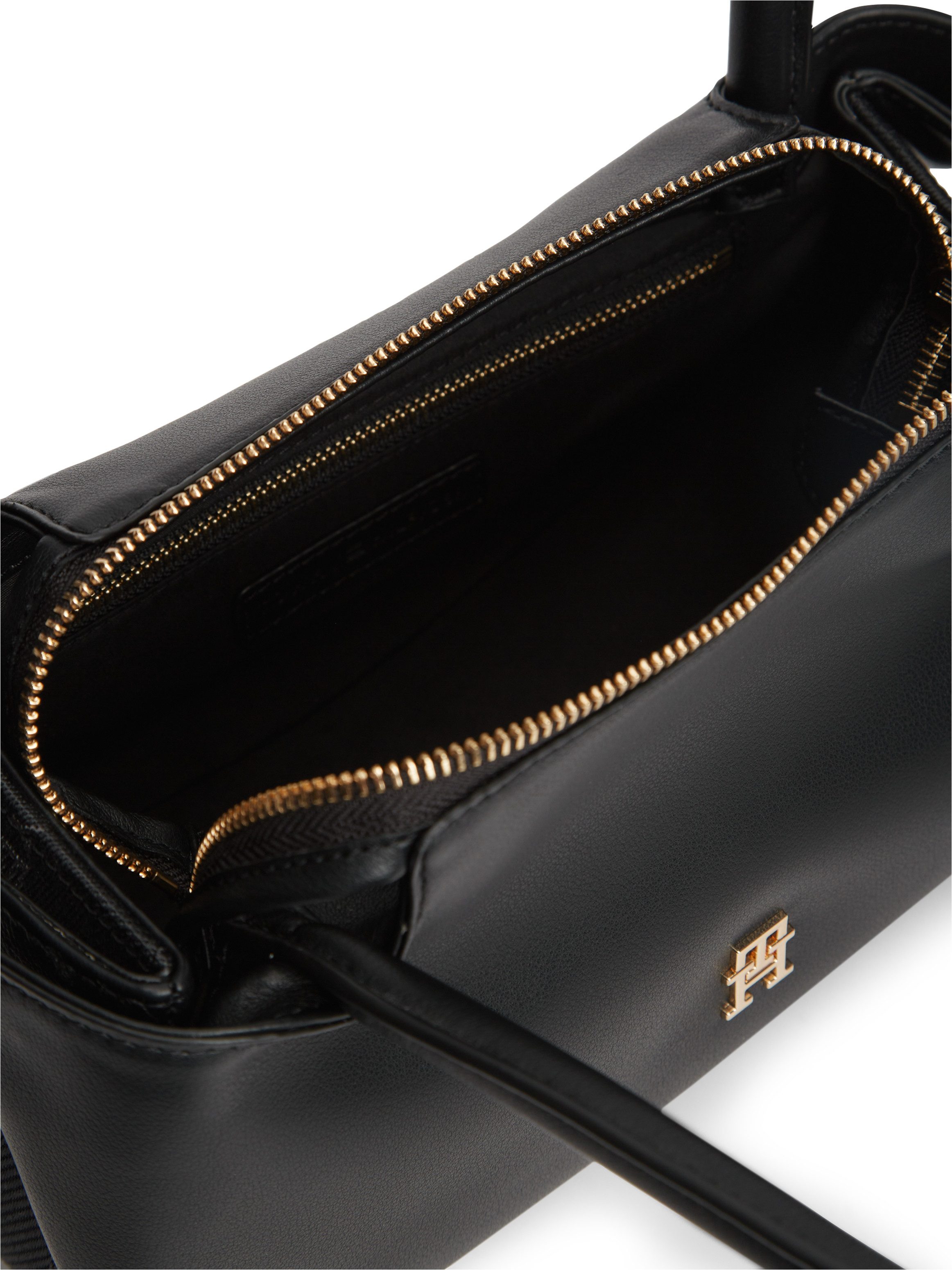 Tommy Hilfiger Henkeltasche TH LOGOTAPE SHOULDER BAG, Damen Handtasche mit doppeltem Tragegriff – Bild 5 von 5