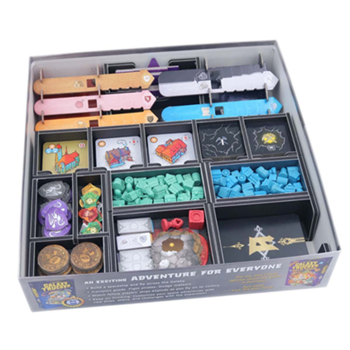 Folded Space Spiel Insert für Kutná Hora The City Of Silver - Sortiereinsatz