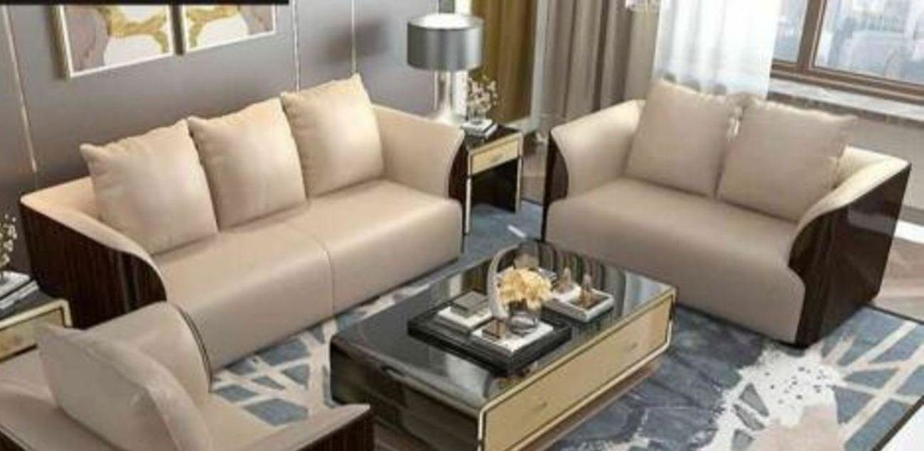 JVmoebel Wohnzimmer-Set, Modern Design Garnitur Couch Sitz Polster Komplett Set 3+2 Sitz