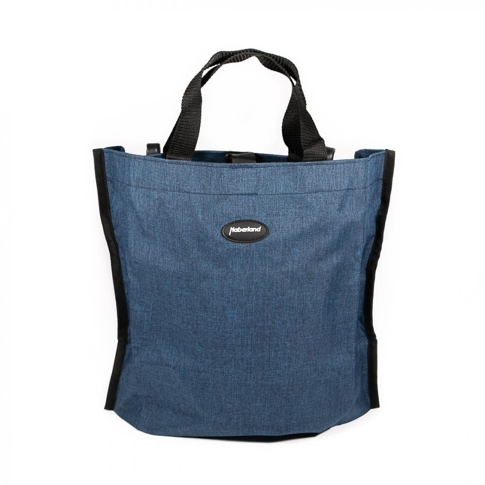 Haberland Fahrradtasche Haberland Extra Bag schwarz, Größe L - faltbare Fahrradtasche mit 12 l